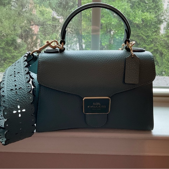 Coach Green Satchel Bag - Picture 11 of 11